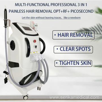 multifunction RF tattoo removal hair ipl removal machine